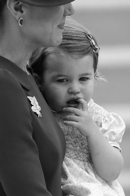 Кейт Миддлтон с дочерью принцессой Шарлоттой