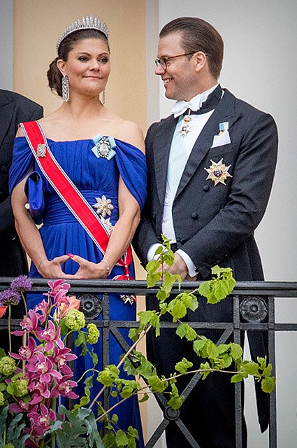 Принцесса Швеции Виктория и принц Даниэль