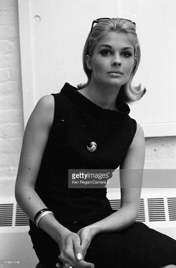 Actress Candice Bergen is photographed at Mark Shaw Studio in July 1964 in New York City.