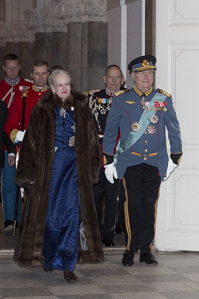 Принц Датский Хенрик и королева Дании Маргрете II