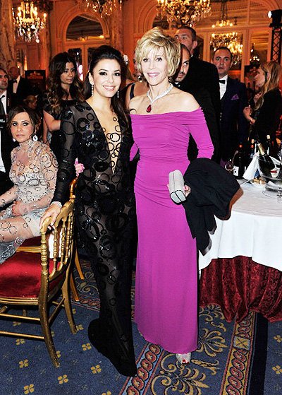 Ева Лонгория и Дита фон Тиз на Global Gift Gala 2013