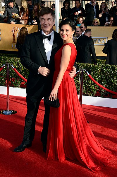 Алек Болдуин с супругой на Screen Actors Guild Awards-2013