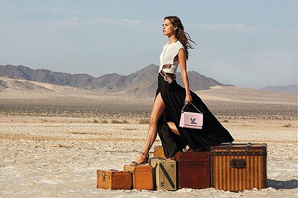 Алисия Викандер в рекламной кампании Louis Vuitton Cruise 2016