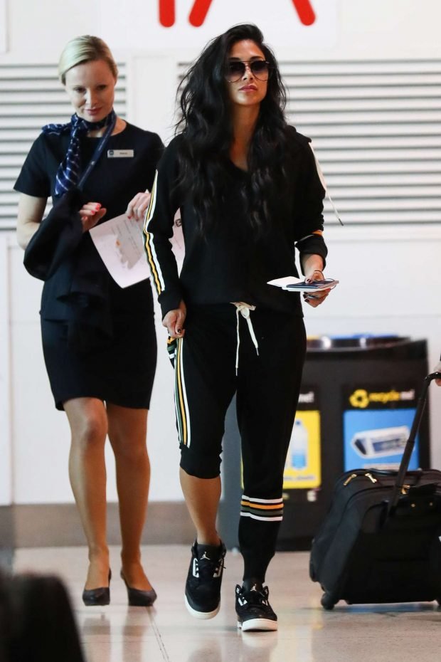 Nicole Scherzinger: Arrives at Sydney Airport-02