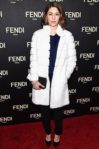 София Коппола на открытии флагманского бутика Fendi в Нью-Йорке