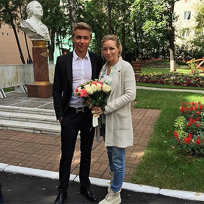 Инна Маликова с сыном
