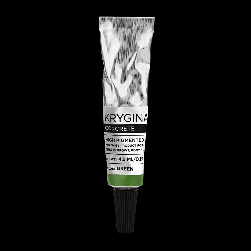 Кремовый пигмент Concrete Green, Krygina Cosmetics