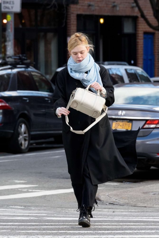 Elle Fanning: Out and about in NYC -04