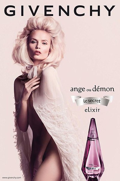 Наташа Поли в рекламной кампании парфюма Givenchy Ange Ou Demon Le Secret Elixir 2012 года