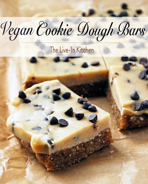 Vegan Cookie Dough Bars