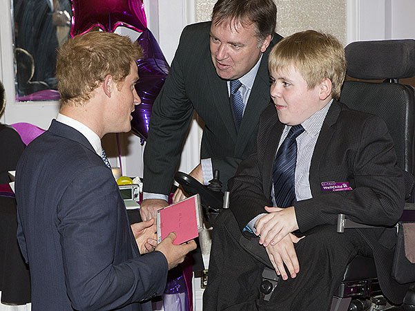 Принц Гарри с участником WellChild Awards-2014
