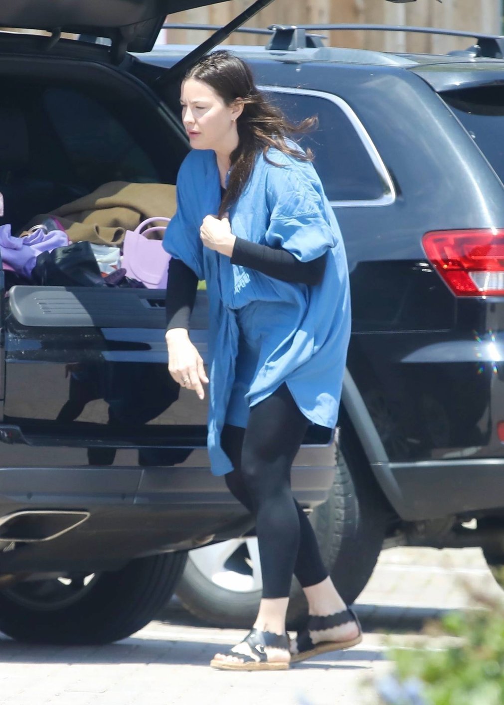 Liv Tyler 2021 : Liv Tyler – Steps out for lunch in Malibu-07