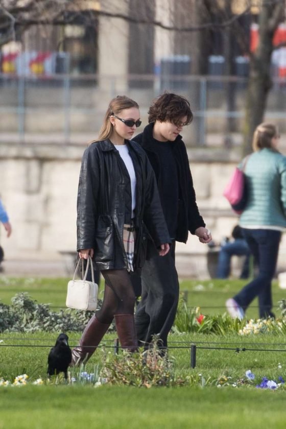 Lily Rose Depp: Out in Paris -01