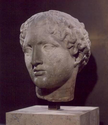 Head of a goddess, the 'Tete Laborde', f - Greek as art print or ...