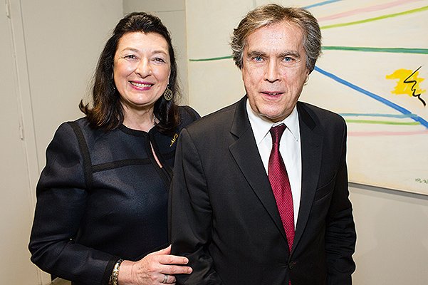 Посол Австрии Эмиль Брикс с супругой Элизабет Брикс