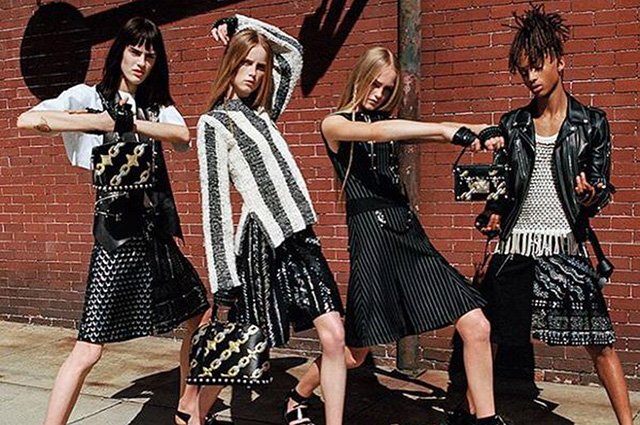Джейден Сммит в рекламной кампании женской коллекции Louis Vuitton весна-лето 2016