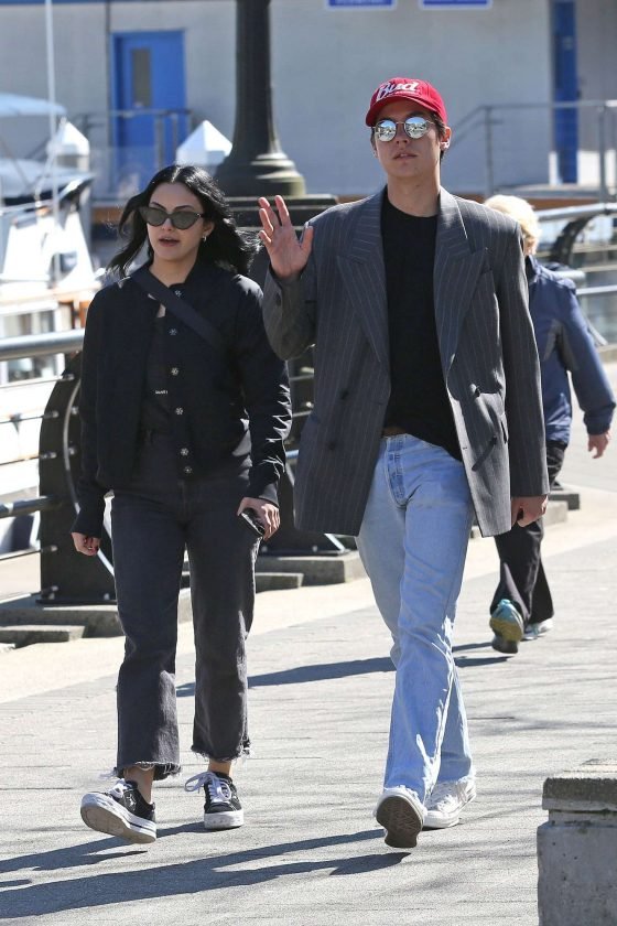Camila Mendes and Cole Sprouse - Out at Stanley Park in Vancouver
