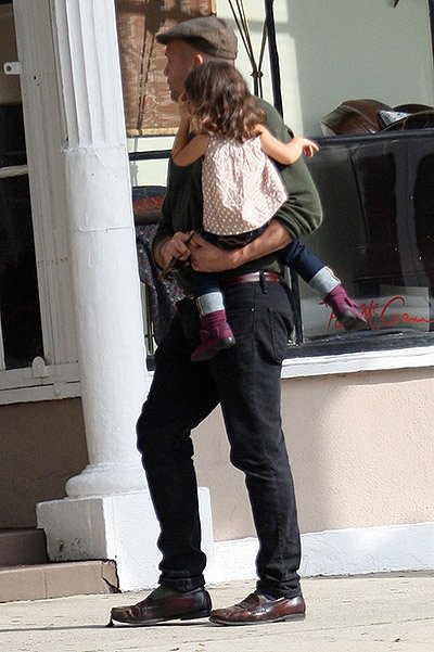 Билли Зейн с малышкой Евой Екатериной
