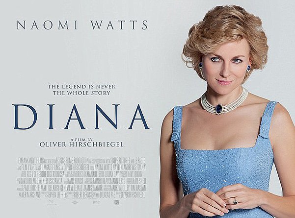 Наоми Уоттс в образе принцессы Дианы: первый официальный постер