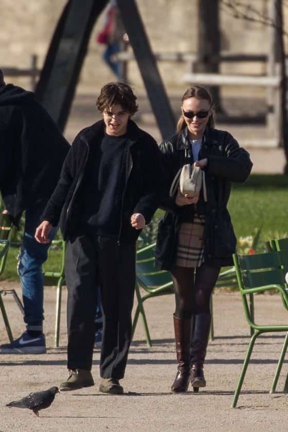 Lily Rose Depp: Out in Paris -06