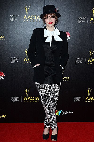Эшли Каммингс на церемонии AACTA Awards в Австралии