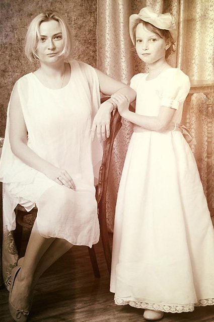 Ольга Любимова с дочерью Варварой