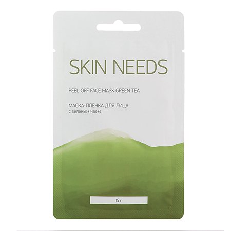 Маска-пленка для лица с зеленым чаем Skin Needs, Л'Этуаль