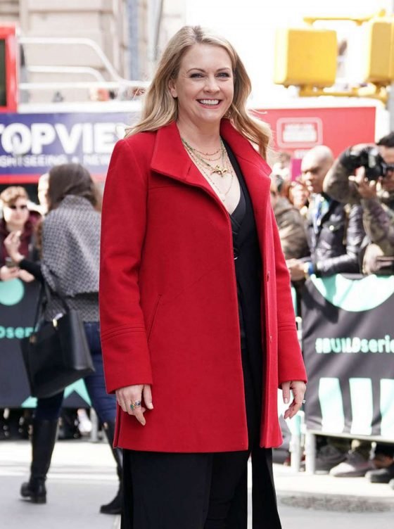 Melissa Joan Hart - Arrives at the AOL Build Series in New York