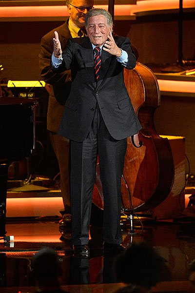 Тони Беннетт на концерте в честь Стиви Вандера
