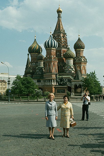 Пэт Никсон в Москве