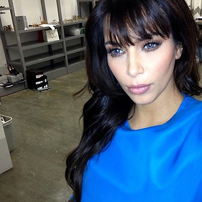 Ким Кардашьян сменила цвет глаз