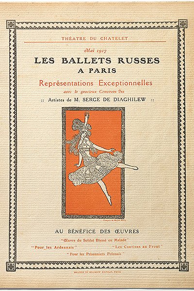 Программа Русских Балетов в Париже, май 1917