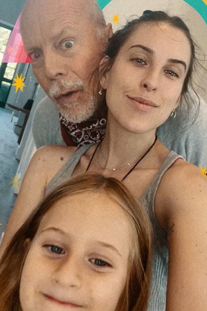 Брюс Уиллис с дочерьми