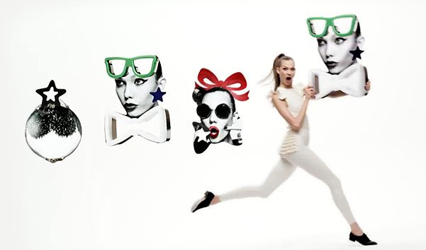Карли Клосс в рекламном видео Neiman Marcus Target