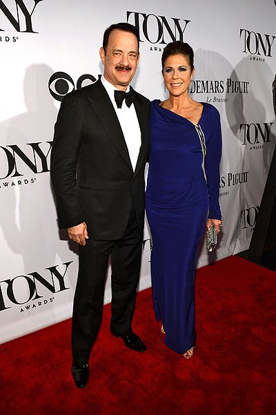 Том Хэнкс и Рита Уилсон на Tony Awards