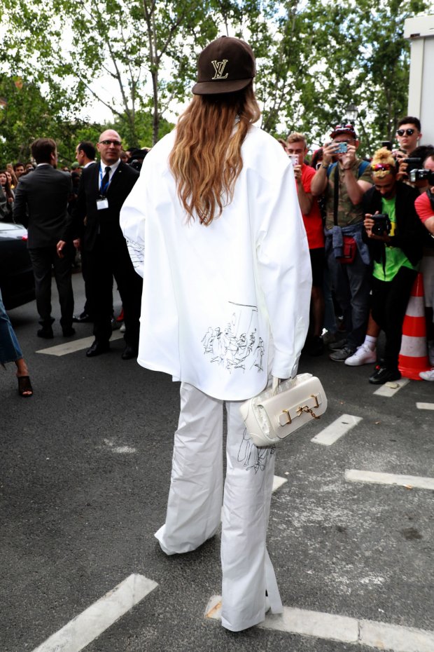 Gigi Hadid: Attends the Louis Vuitton Menswear SS 2020 Show-04