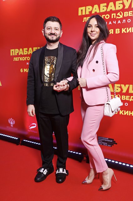 Михаил Галустян с женой Викторией