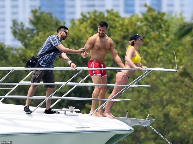 Britney Spears: Bikini candids on a Yacht in Miami -20