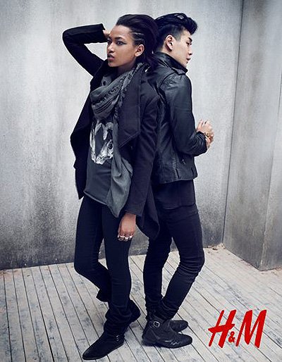 эллис деллал в рекламной кампании H&M