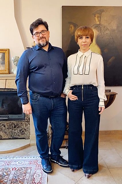 Василий Борисов и Марианна Максимовская