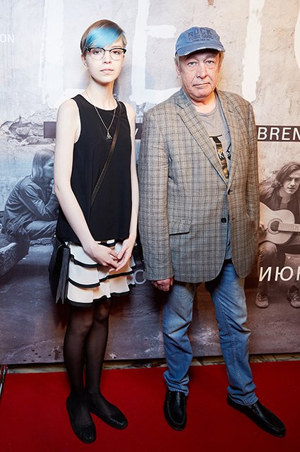 Михаил Ефремов с дочерью Анной Марией