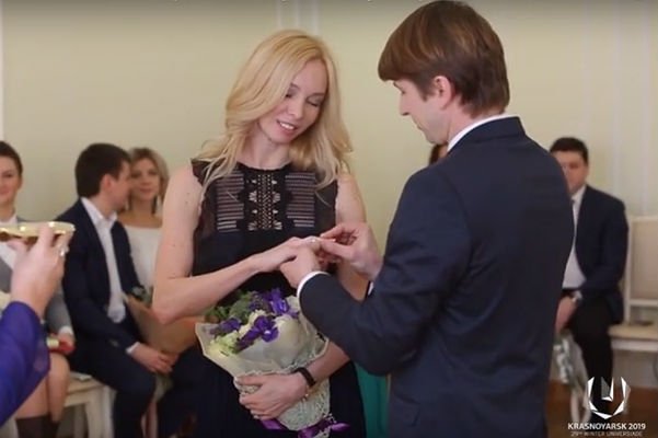 Свадьба Алексея Ягудина и Татьяны Тотьмяниной: кадры из видео