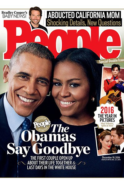 Барак и Мишель Обама на обложке журнала People