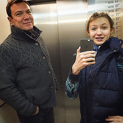 Эд Ратников с дочерью