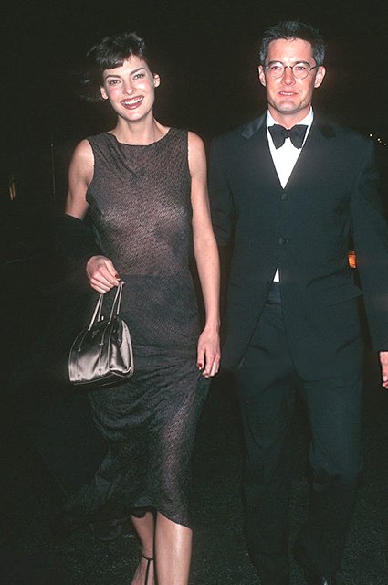 Линда Евангелиста и Кайл Маклахлен, 1996 год