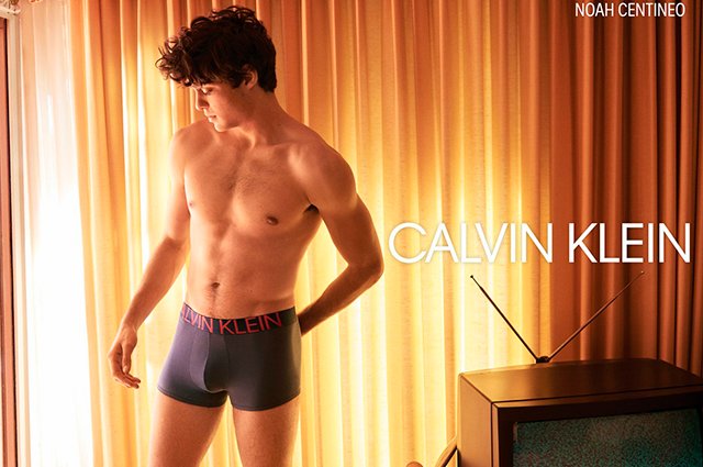 Ной Сентинео в рекламной кампании Calvin Klein