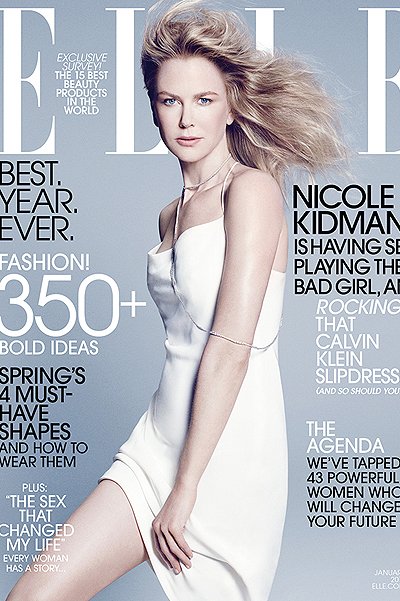 Николь Кидман на обложке Elle US