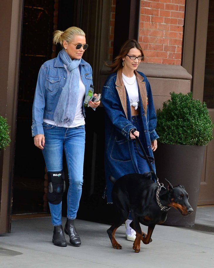 Bella and Yolanda Hadid - Out in NYC
