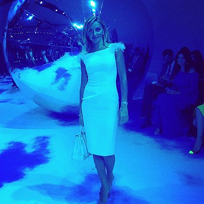 Татьяна Навка на показе Christian Dior в Москве