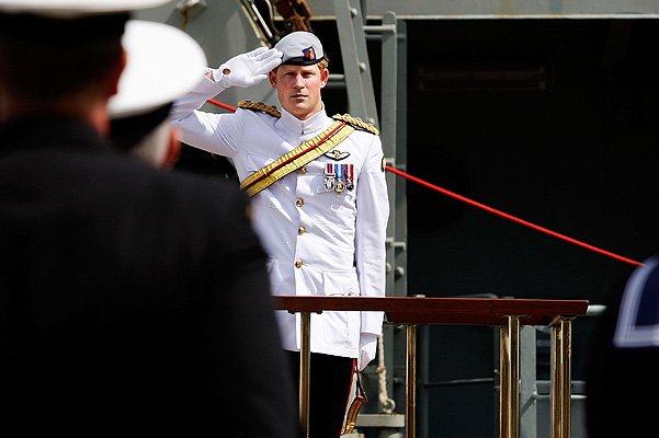 Принц Гарри на праздновании столетия ВМС Австралии 2